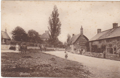 Dinton village near Salisbury postcard