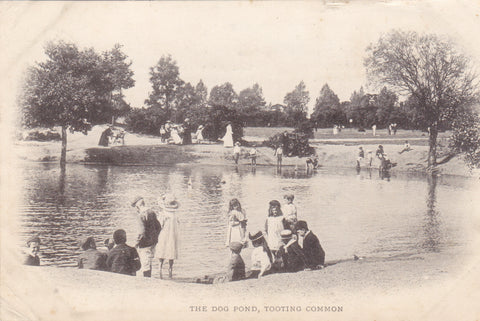 THE DOG POND, TOOTING COMMON - OLD LONDON POSTCARD (ref 5087/19 G11)