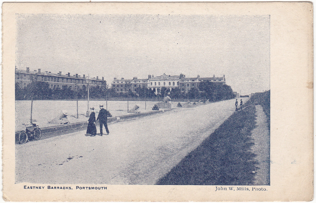 Old postcard of Eastney Barracks, Portsmouth