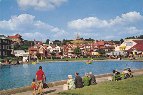 The Boating Lake on Sea Front, Felixstowe