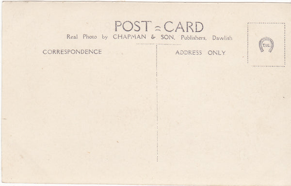 FORE STREET, CHUDLEIGH, DEVON - OLD REAL PHOTO POSTCARD (ref 7065/19 B02)