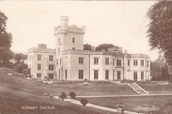 Old postcard of Glenart Castle, Co Wicklow, Ireland