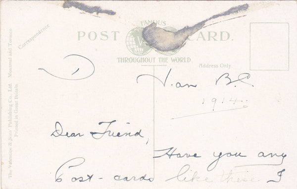 TOP OF GROUSE MOUNTAIN, VANCOUVER, B.C. - OLD POSTCARD (ref 6291/20)