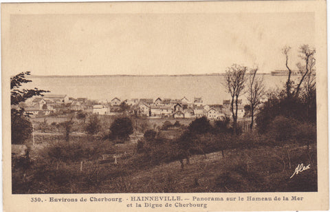 NR CHERBOURG - HAINNEVILLE - PANORAMA SUR LE HAMEAU DE LA MER