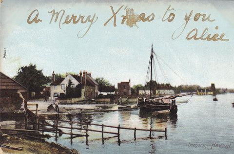 1907 postcard of Langston, Havant 