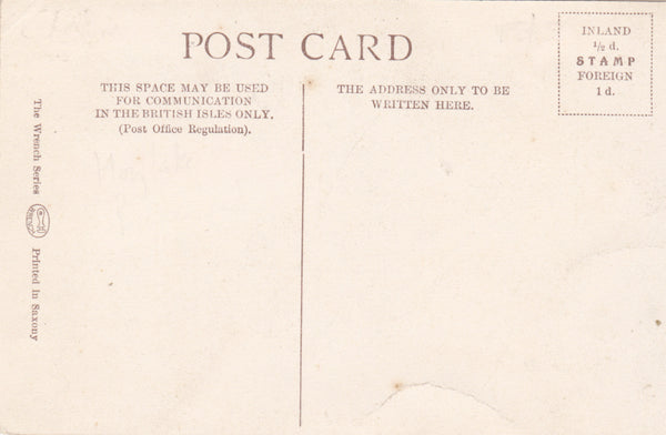 HESWALL - INTERIOR OF PARISH CHURCH - WIRRAL - PRE 1918 POSTCARD (ref 028/13)