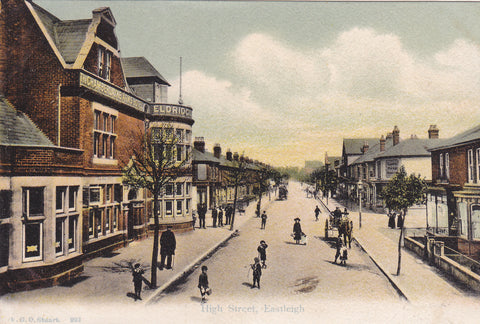 1906 postcard of High Street, Eastleigh in Hampshire