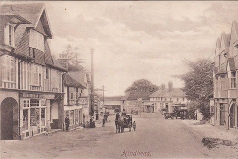 Old postcard of Hindhead in Surrey