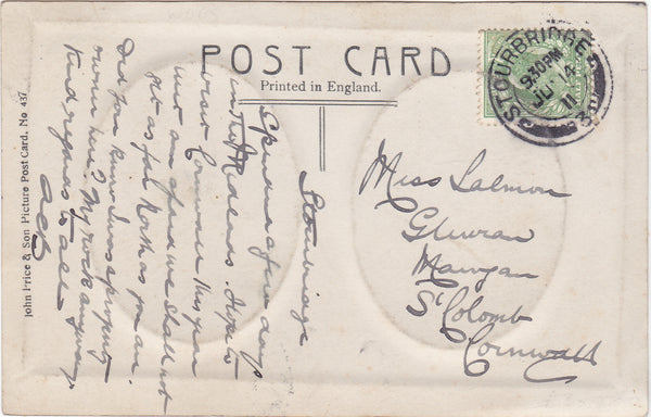 KINVER, TWO REAL PHOTO IMAGES ON EMBOSSED POSTCARD (ref 3925/20/C)