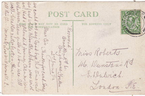 KIRKLEES MILL, BRIGHOUSE - 1912 REAL PHOTO POSTCARD (ref 1589/19)
