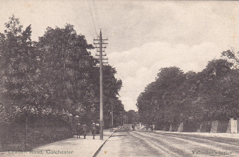 LEXDEN ROAD, COLCHESTER - OLD POSTCARD (ref 4188/18)
