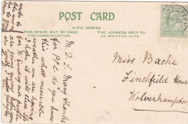 THE LICKEY MONUMENT - WORCESTERSHIRE - PRE 1918 POSTCARD (ref 5531/16)