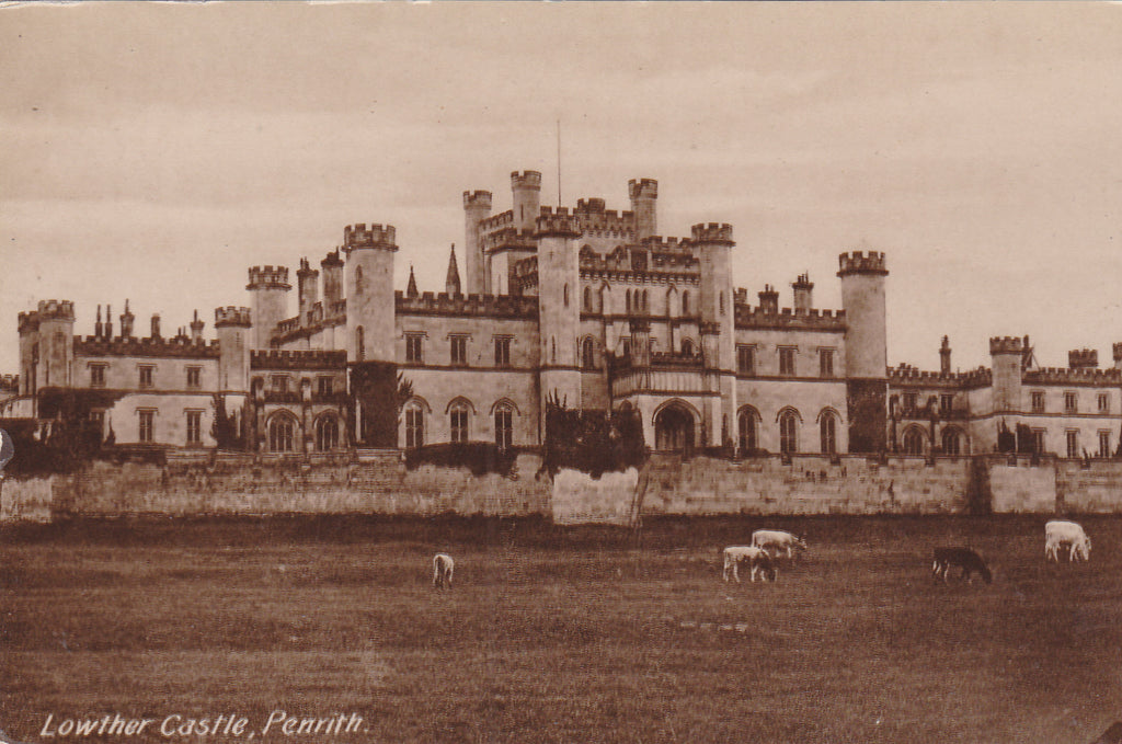 Lowther Castle, Penrith, old postcard