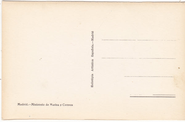 MADRID - MINISTERIO DE MARINA Y CORREOS - REAL PHOTO POSTCARD (ref 2475)
