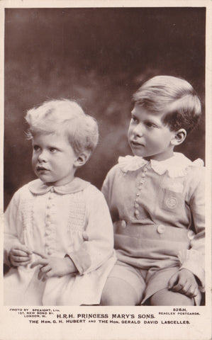 HRH Princess Mary's Sons, The Hon. G H Hubert and the Hon Gerald David Lascelles