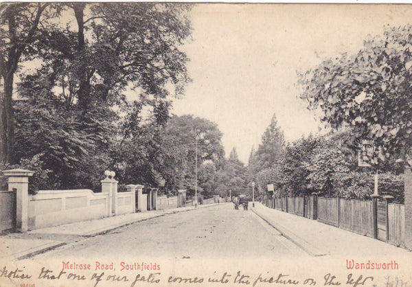 MELROSE ROAD, SOUTHFIELDS, WANDSWORTH - OLD LONDON POSTCARD