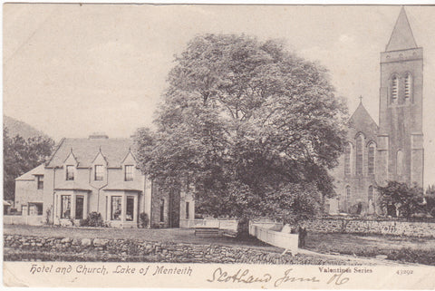 HOTEL AND CHURCH, LAKE OF MENTEITH
