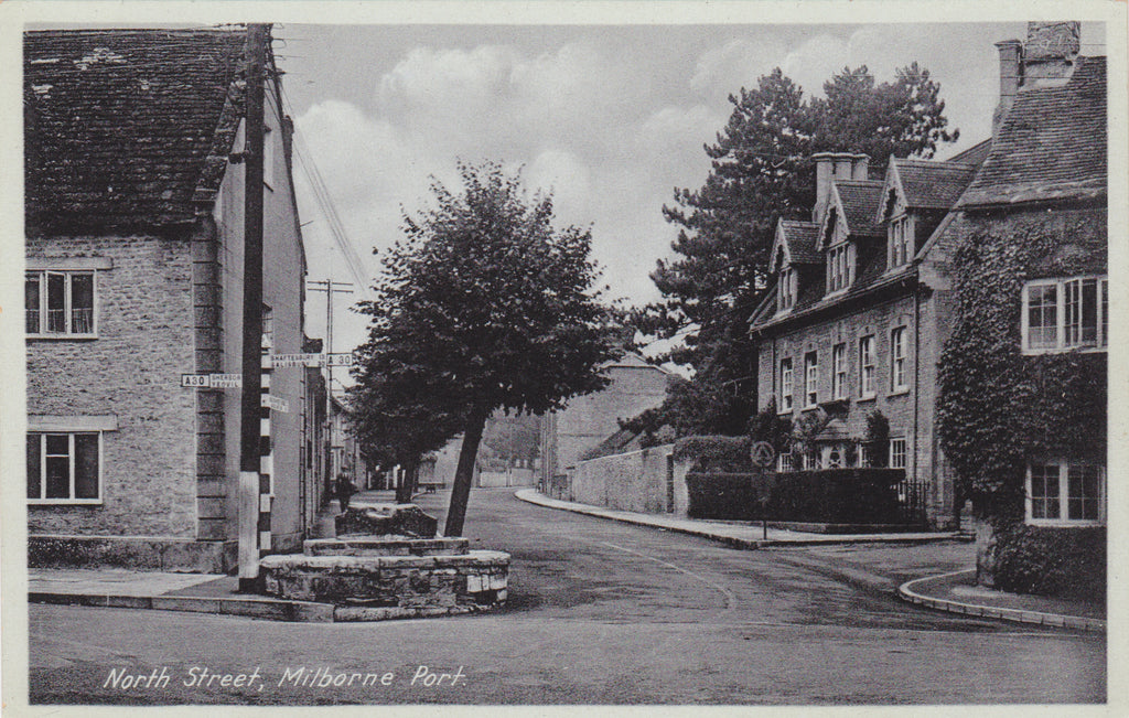North Street, Milborne Port - Somerset postcard