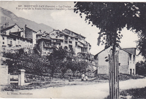 MONTMELIAN, LA CHAINE, VUE PRISE ROUTE NATIONALE CHAMBERY-ITALIE