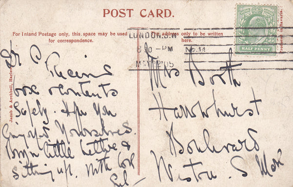 MULBERRY GREEN, HARLOW - PRE 1918 POSTCARD (ref 6331/21/G5)