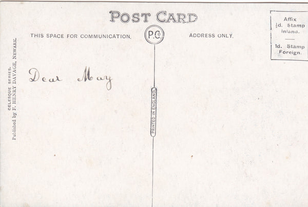 NEWARK, GENERAL VIEW - PRE 1918 POSTCARD (ref 4633/17)