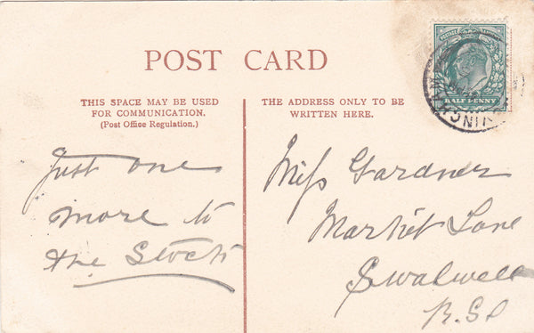 ST MARY'S CHURCH, OVINGHAM ON TYNE - OLD POSTCARD (ref 2178/20/Gb x)