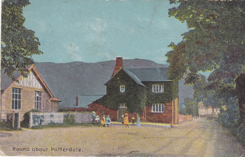 Round about Patterdale - old Cumberland postcard Lake District