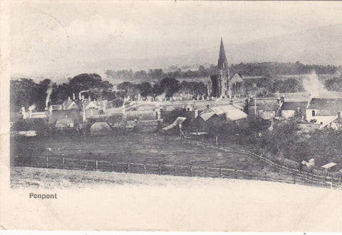 Old postcard of Penpont, Dumfriesshire