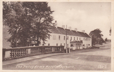 Old postcard of The Percy Arms Hotel, Otterburn