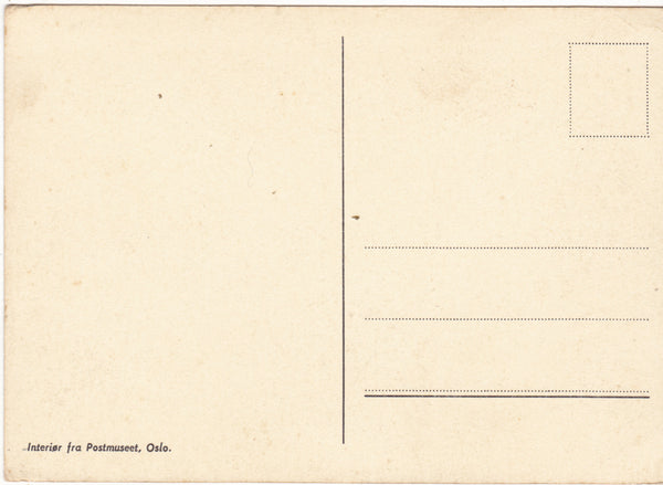 INTERIOR, FRA POSTMUSEET, OSLO - MODERN SIZE POSTCARD (ref 5418)