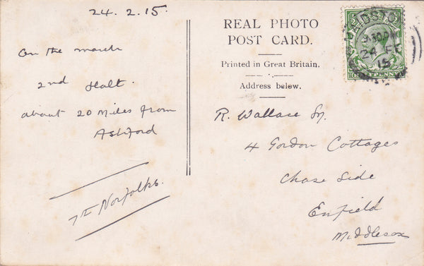 POST OFFICE, HIGH STREET, MAIDSTONE - 1915 REAL PHOTO POSTCARD (ref 3648/21/W)