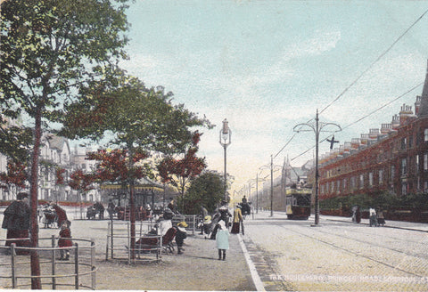 Old postcard of The Boulevard, Princes Road, Liverpool
