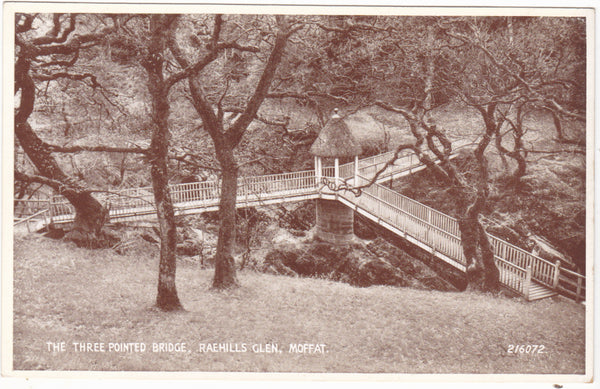 The Three Pointed Bridge, Raehills Glen, Moffat