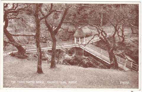 The Three Pointed Bridge, Raehills Glen, Moffat