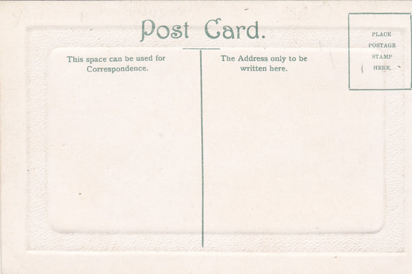 THE DERBY INN, RISHWORTH - EMBOSSED VINTAGE YORKSHIRE POSTCARD (ref 2835/17)