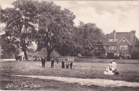 Sidcup - The Green - pre 1918 postcard
