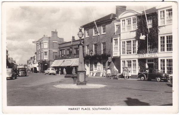 Market Place, Southwold - real photo postcard