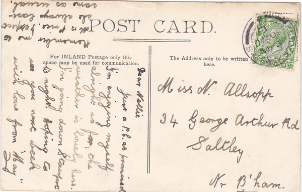 STOURPORT BRIDGE - PRE 1918 POSTCARD (ref 6327/20)