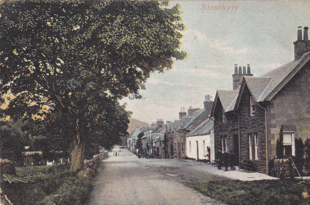 Old postcard of Strathyre, Perthshire, Scotland