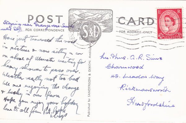 THE STRUGGLE, AND KIRKSTONE INN - NR AMBLESIDE - REAL PHOTO POSTCARD (ref 4166/20)
