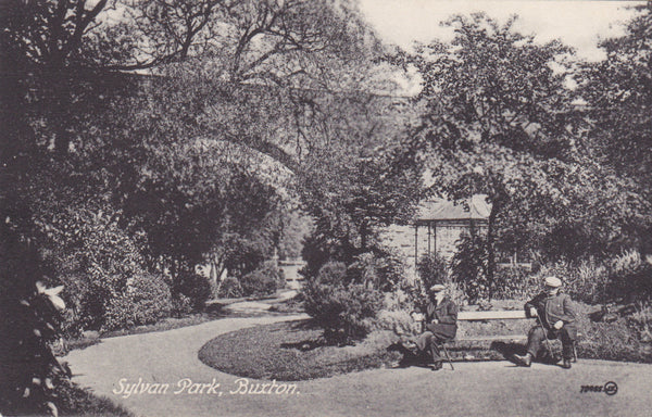 Old postcard of Sylvan Park, Buxton, Derbyshire