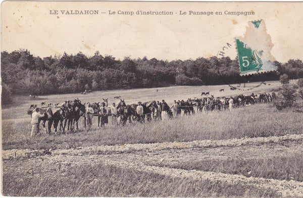 LE VALDAHON - LE CAMP D'INSTRUCTION LE PANSAGE EN CAMPAGNE 