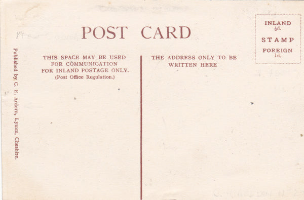 WARBURTON NEW CHURCH - PRE 1918 POSTCARD (ref 080/16)