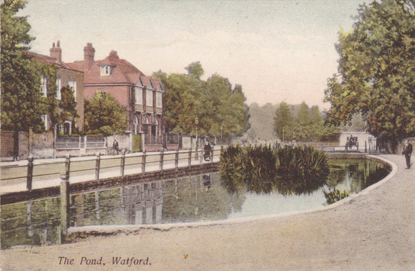 The Pond, Watford, pre 1918 postcard