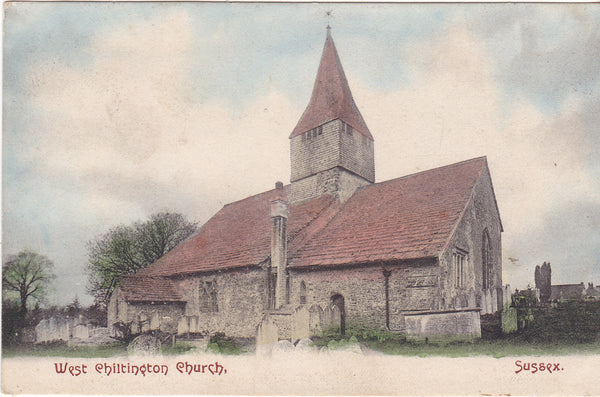 1905 postcard of West Chiltington Church in Sussex
