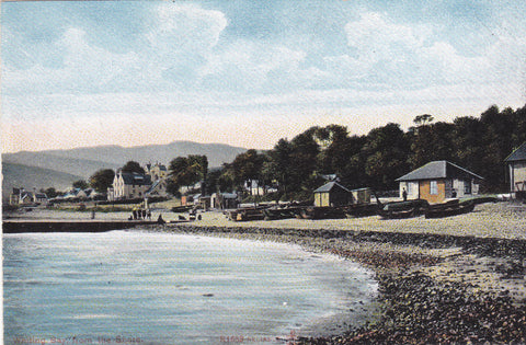 Old postcard of Whiting Bay from the Shore, Isle of Arran