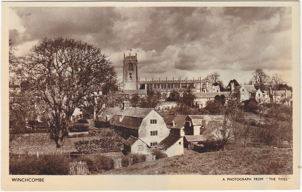 Old postcard of Winchcombe in Gloucestershire