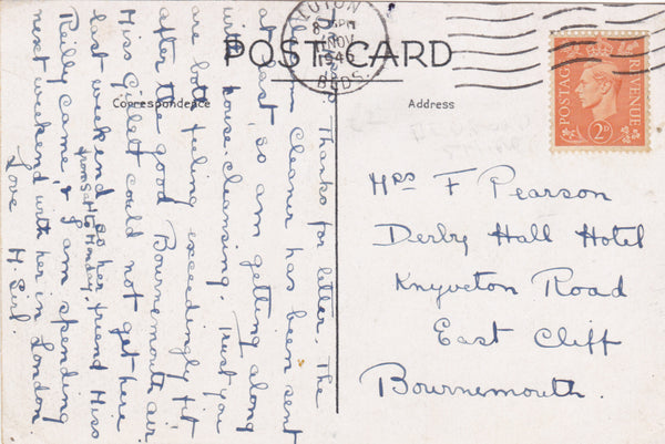 WITHYCOMBE FROM BUCKHILL - 1940s REAL PHOTO POSTCARD (ref 4341)