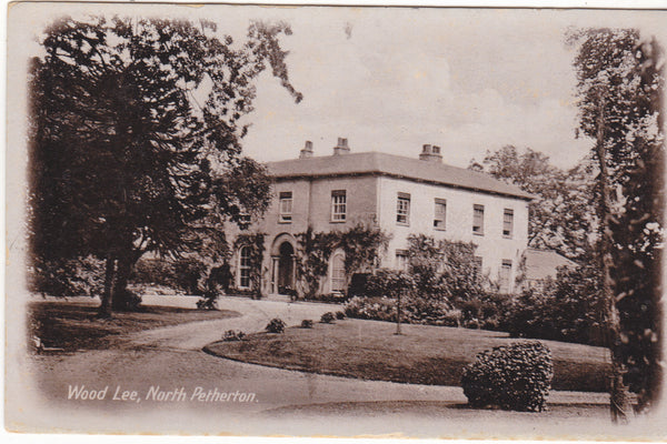 Old postcard of Wood Lee, North Petherton, Somerset