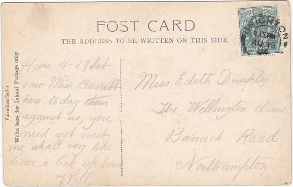 WORTHING PARK - 1904 SUSSEX POSTCARD (ref 6143/20/S)